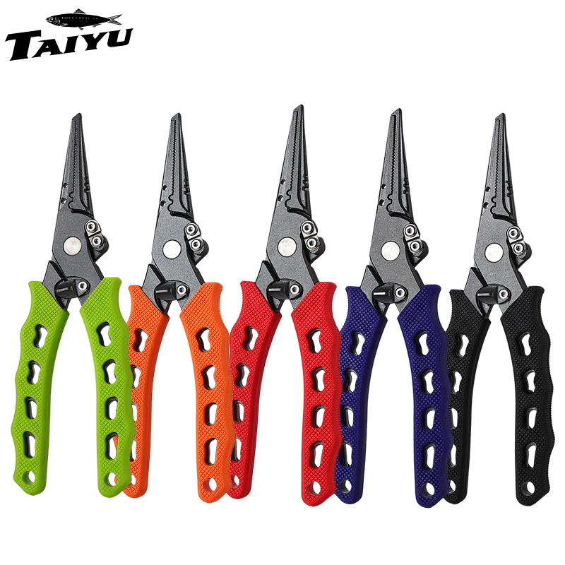Fishing Equipment Hanger - TAIYU 5-Color Stainless Steel Lure Pliers