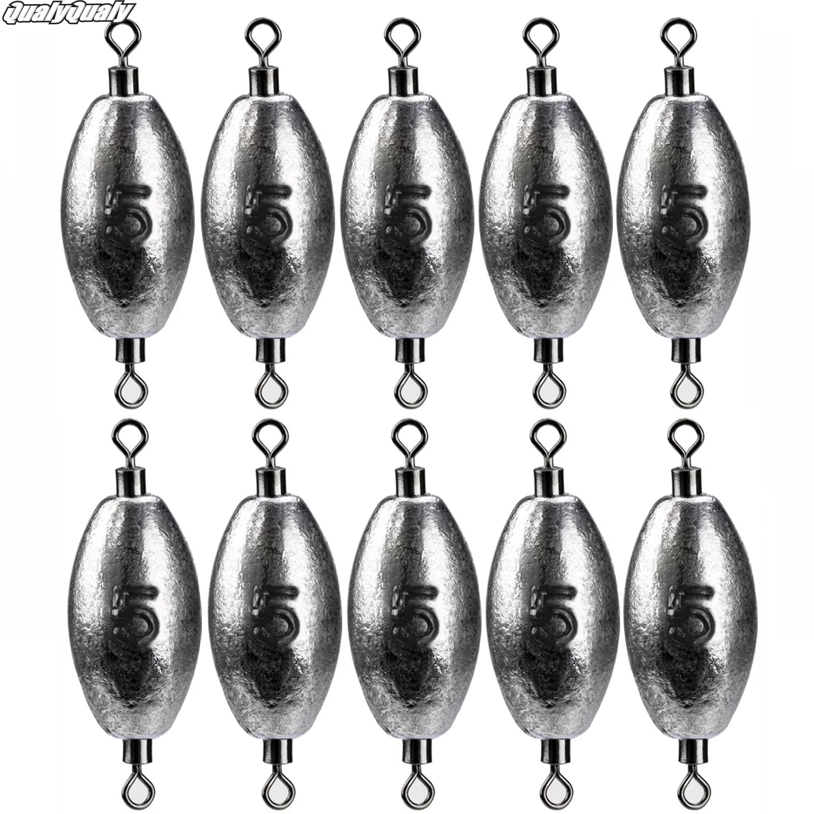 Fishing Swivel Connector - 20pcs/10pcs Fishing Sinkers 5g 8g 10g
