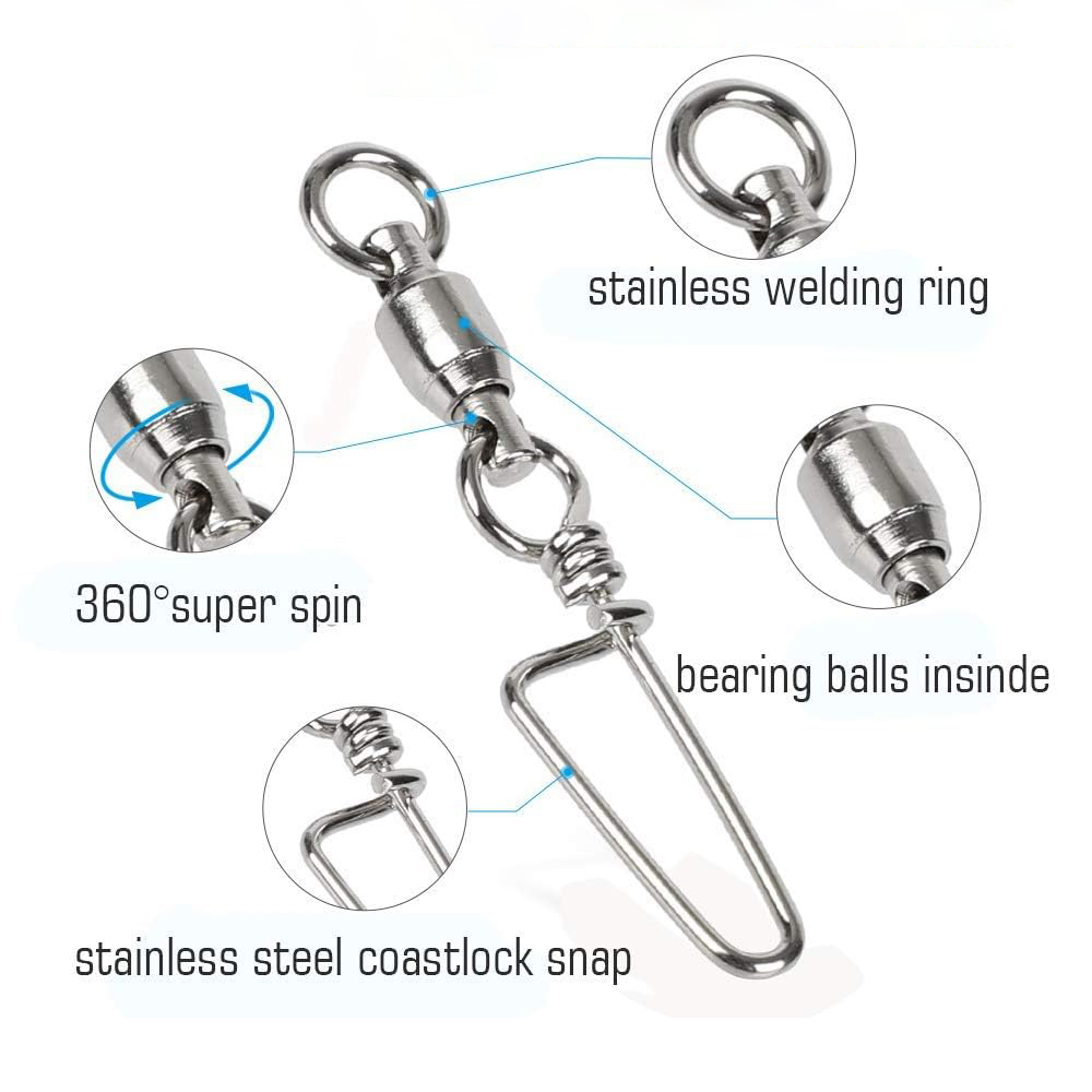 10Pcs Fishing Connector Bait Q - Fishing Swivel Connector review and price