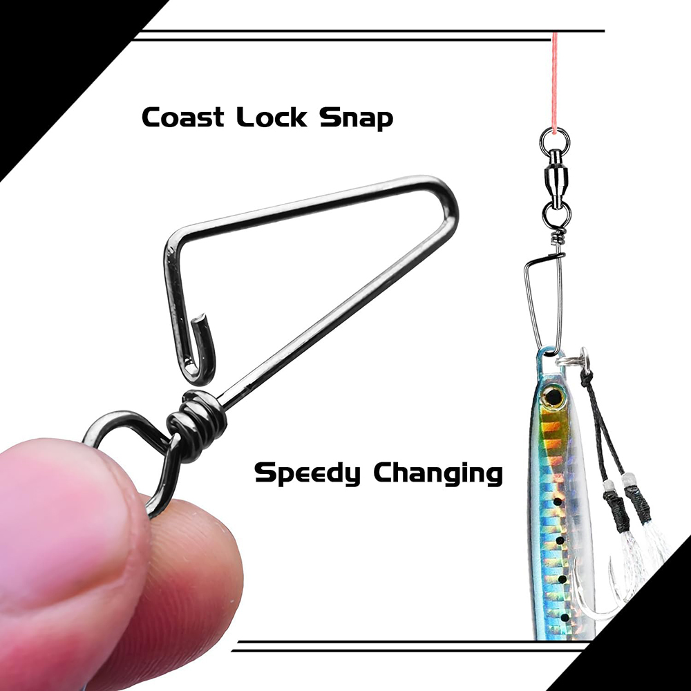 10Pcs Fishing Connector Bait Q - Fishing Swivel Connector review and price