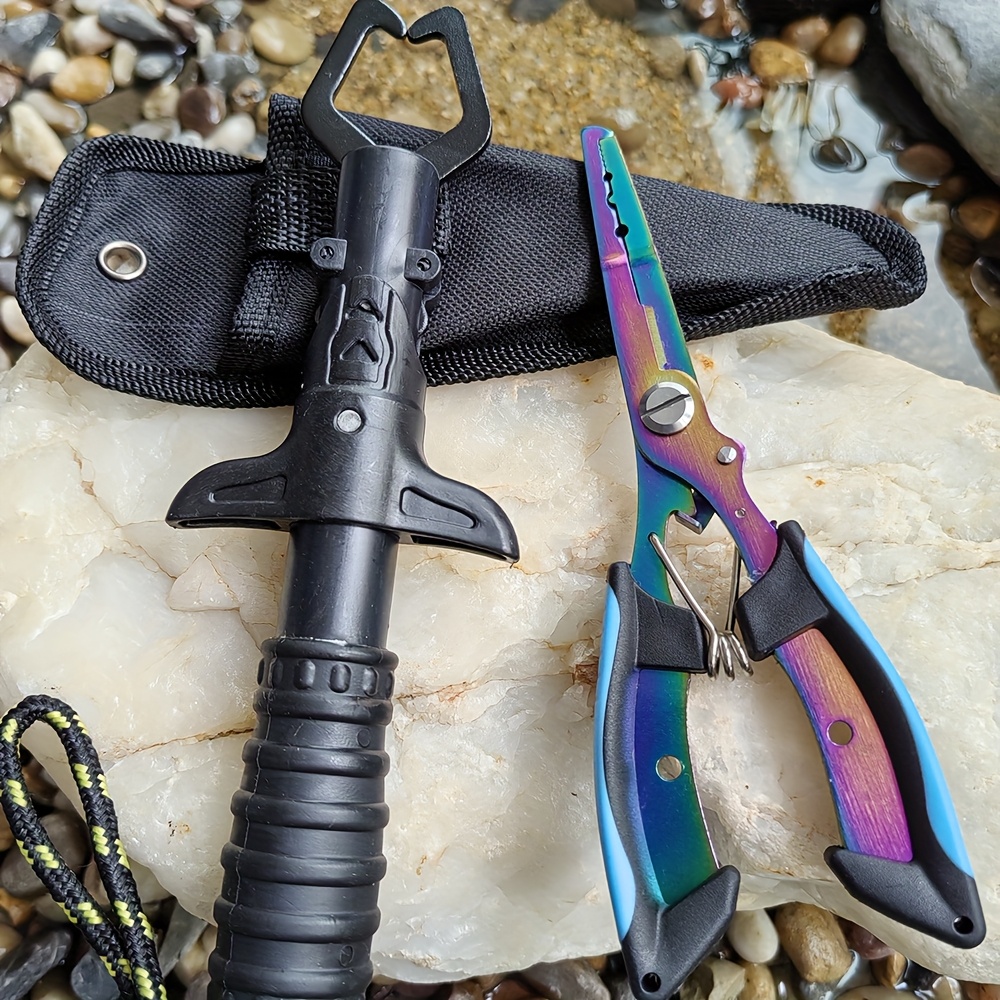 Fishing Pliers and Gripper Set - Fishing Equipment Hanger review and price