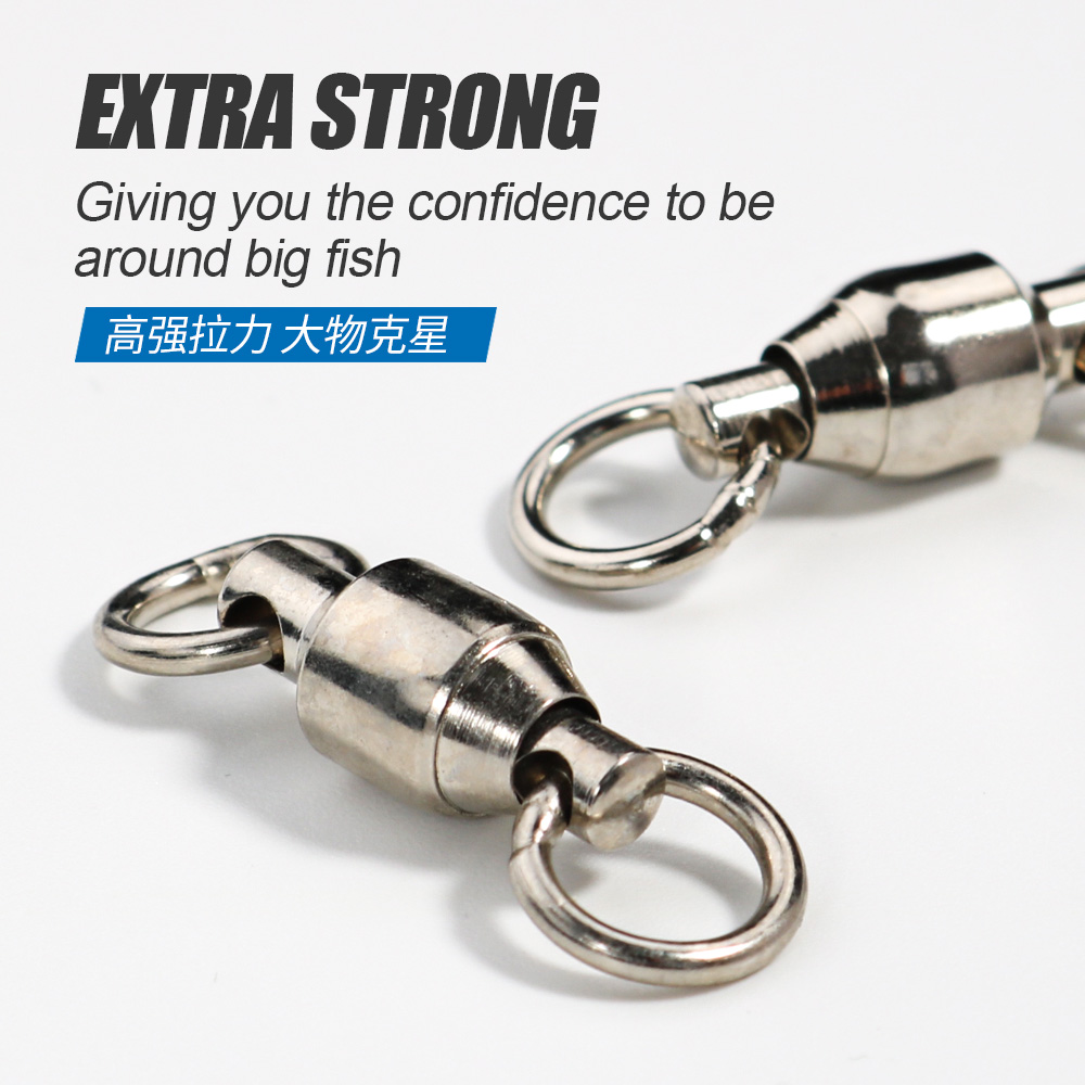 JIGGINGPRO Ball Bearing Swivel - Fishing Swivel Connector review and price