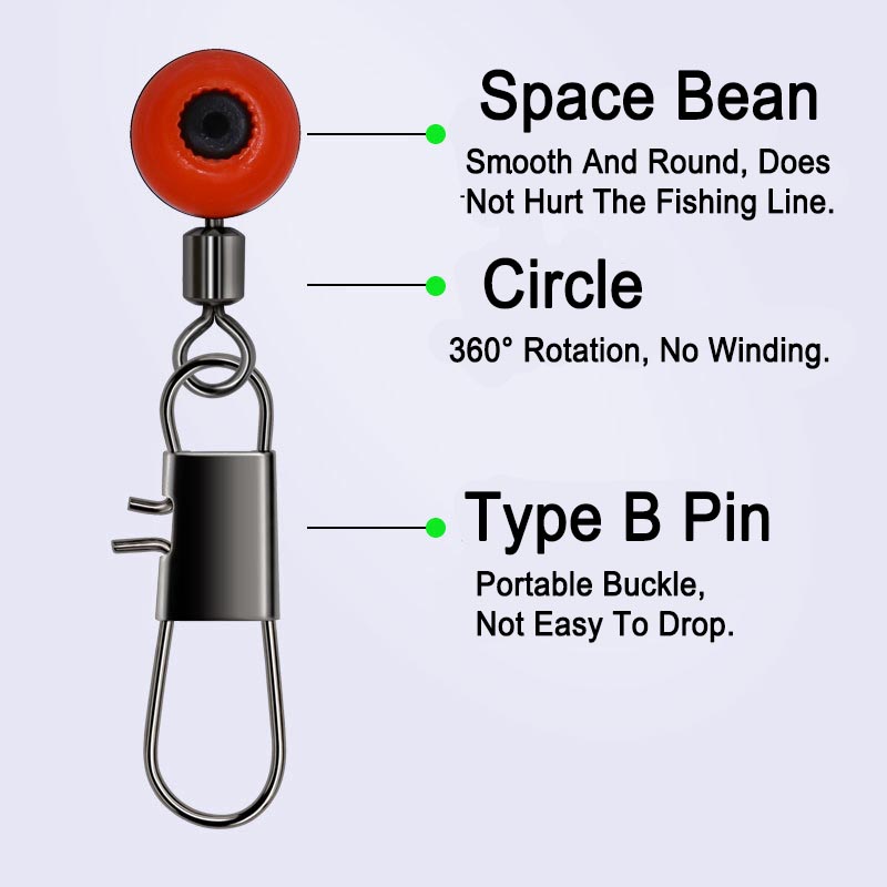 50pcs/Lot Fishing Float Bobber - Fishing Swivel Connector review and price
