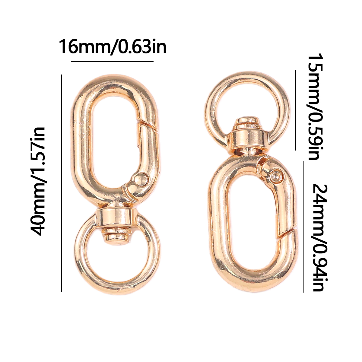 40x16mm Multicolor Alloy Oval  - Fishing Swivel Connector review and price
