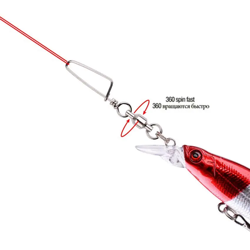 50pcs Fishing Ball Bearing Swi - Fishing Swivel Connector review and price